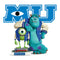 Disney Monsters University Mike and Sully iPhone 15 Pro Waterproof Case